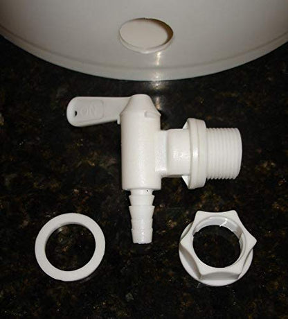 LUCKEG Plastic Bottling Bucket Spigot Valve Brand Replacement Tap for Homebrew Fermenter Bucket (Pack of 8)
