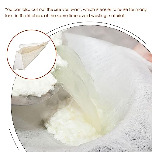 12 pcs Tofu Straining Cloth Reusable Cheesecloth Filter Kitchen Washable Muslin Tofu Nut Milk Cheese Making