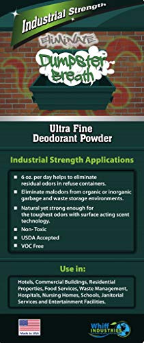 Dumpster Breath Heavy Duty Commercial Odor Control Deodorant Powder for All Solid Waste Management Environments. - 10 Lb