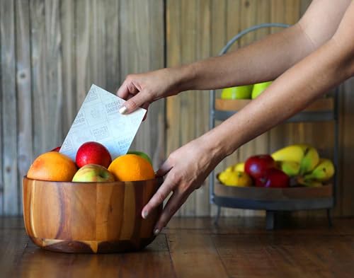 FRESHPAPER Keeps Fruits & Vegetables Fresh for 2-4x Longer, 80 Reusable Food Saver Sheets for Produce (10 Packs), Made in the USA - color: 80 Pack