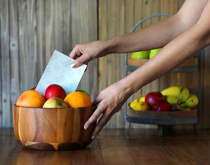 FRESHPAPER Keeps Fruits & Vegetables Fresh for 2-4x Longer, 80 Reusable Food Saver Sheets for Produce (10 Packs), Made in the USA - color: 80 Pack