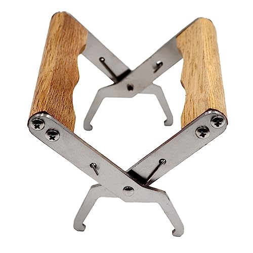 1pc Bee Hive Frame Holder Bee Wooden Handle Comfortable to Hold Spleen Lifter Clip for Beekeeping