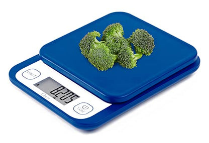 Ozeri Garden and Kitchen Scale II, with 0.1 g (0.005 oz) 420® Variable Graduation Technology® - color: Classic Blue