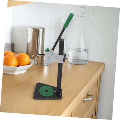 LALAFINA Manual Bottle Capper for Homebrew Beer and Soda Bottles Adjustable Height 7.8"-18.3" Lever Bench Capping Machine Hand Operated Countertop Sealing Tool