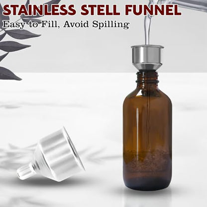 8 Pack 8 Ounce Amber Glass Bottle with Lids Vanilla Extract Homemade Brown Bottle 8 oz and 8 Pcs Vanilla Extract Stickers for Syrup Gift Glass Food Storage Canister Set Sauce Beans - color: Amber 8pcs 8oz