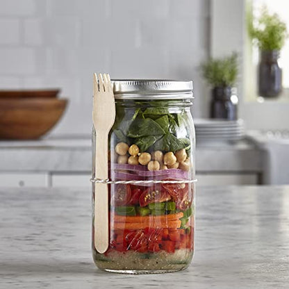 Ball Wide Mouth Glass Mason Jars with Lids and Bands, Used for Canning, Pickling, Juice, Jam, Jelly, Quart Size 32 Ounce (Pack of 8) - size: 8 Pack, style: Wide Mouth