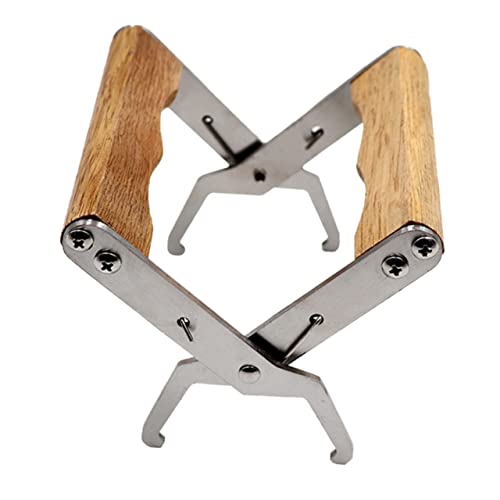 Milisten Stainless Steel Beehive Frame Holder Clip Tool Nesting Tool for Beekeeping Sturdy Frame Grip for Honeycomb Spleen Lifter Essential Beekeeping Equipment