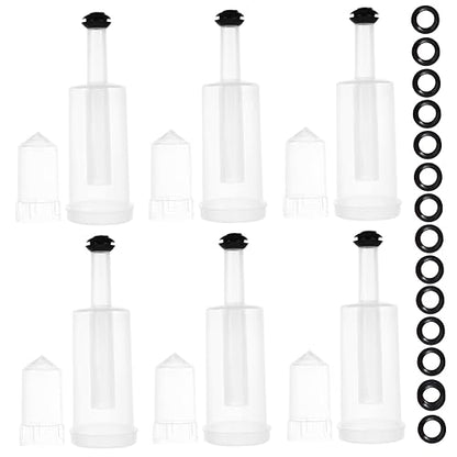 Alipis 3-Piece Silicone One-Way Valve Stopper Set for Home Brewing Fermentation and Wine Making Easy to Use for Beer and Wine Preservation