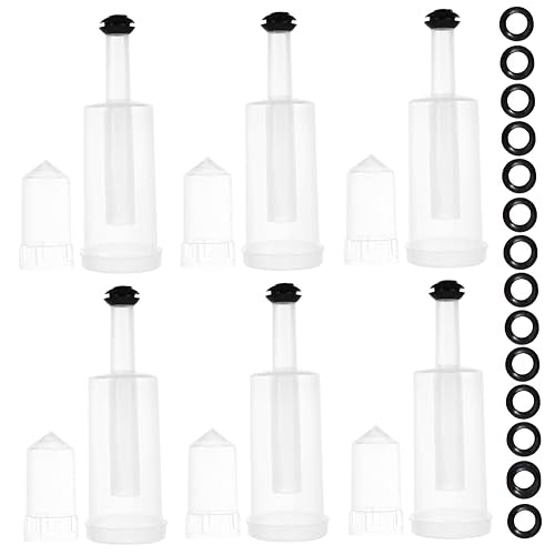 Alipis 3-Piece Silicone One-Way Valve Stopper Set for Home Brewing Fermentation and Wine Making Easy to Use for Beer and Wine Preservation