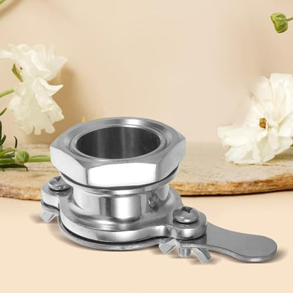 BESTonZON Stainless Steel Honey Gate Valve Honey Extractor Tap Beekeeping Tool Exit Valve for Bucket Extractor Equipment