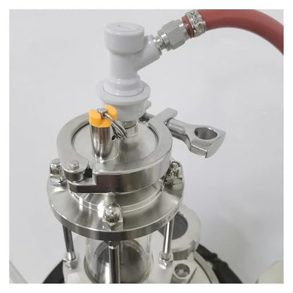 Home Brewing 2" Tri-clamp End Cap with PRV and Ball Lock Gas Post Dry Hopper Lid Closed Pressure Transfer Homebrew Conical Fermenter Parts Brewing Accessories