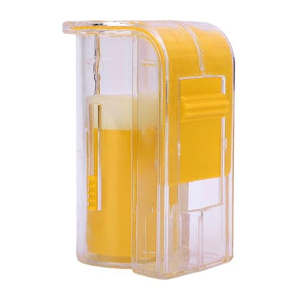 Professional Queen Bee Marking Kit with 0 99 Number Stickers Tweezers and Marking Cage for Beekeepers Plastic Beekeeping Tools (Yellow) - color: Yellow