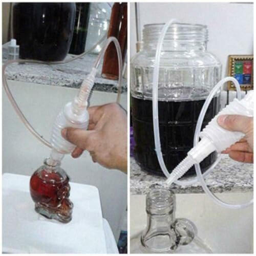 Auto Siphon for mini 14 Inch Home Brewing Kit For Wine Beer Making - Food Safe PP Transfer Pump With 6ft Silicone Tubing Small Batch