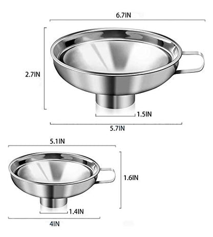 Cedilis 4 Pieces Canning Kit, 1PC Canning Rack+ 1PC Jar Lifter Tong+ 2PC Funnels, Stainless Steel Canning Supplies for Mason Jars