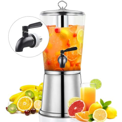 Stainless Steel Spigot Modern Black Beverage Dispenser Spigot Food Grade Metal Spot for Drink Dispenser by MUGLIO - color: Black