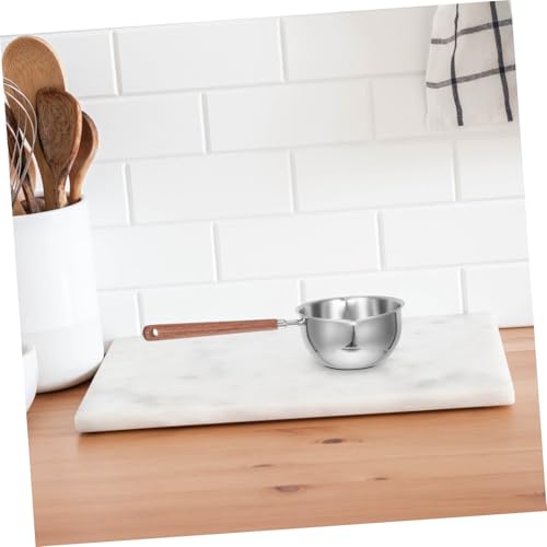 Stainless Steel Ladle with Dual Pour Spouts Ergonomic Long Handle for Comfortable Serving of Soups Sauces and Gravies Heavy Duty Kitchen Utensil for Effortless Pouring and Precise
