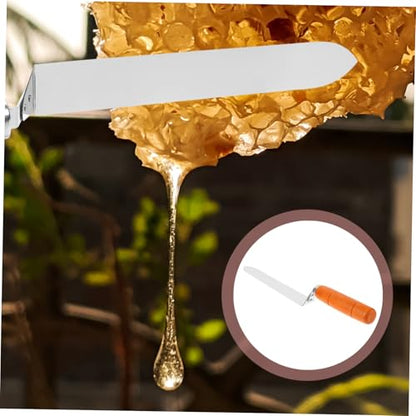 Stainless Steel Uncapping Knife Handle for Efficient Honey Extraction Essential Beekeeping Tool for Easy Saving Honey Scraping