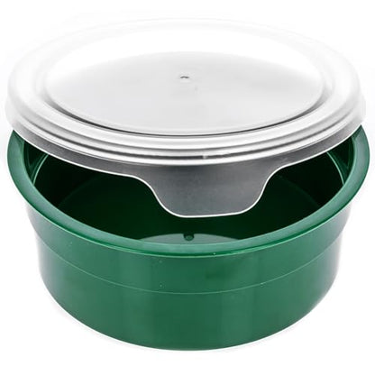 ASR Outdoor Gold Rush Sifting Screen Classifier Container Mini 6 Inch (0 Holes per Square Inch) - size: Container w/ Lid