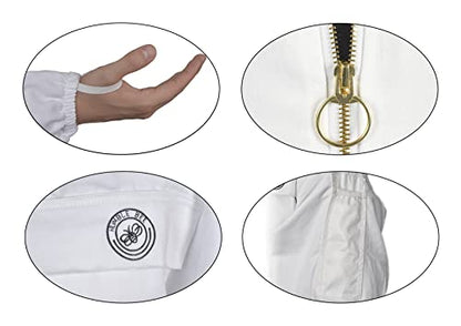 Humble Bee 410 Polycotton Beekeeping Suit with Round Veil - size: Large