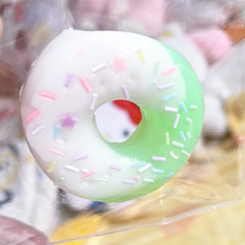 Taba Squishy Maker Kit Gel+Donut Silicone Mold+Pigment+Sprinkles - color: Donut