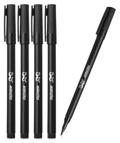 Mr. Pen- Garden Markers, Black, 4 Pack, Plant Markers | Garden Markers for Plants Outdoor Waterproof, Plant Markers for Seedlings, Waterproof Permanent Marker - color: Black Garden Markers