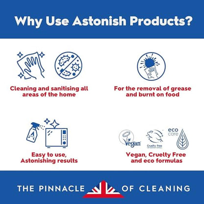 Astonish Foaming Lemon Splash Toilet Bowl Cleaner - Deep Cleaning Limescale, Calcium & Rust - No Bottle, Removes Hard Stains - 16 tablets (2 Boxes of 8) - size: 8 Count (Pack of 2)