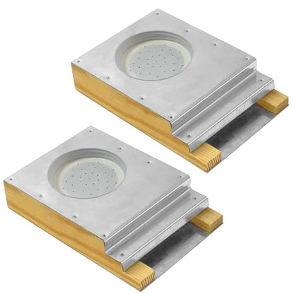 2 Pcs Bee Feeder Wood Entrance Feeder for Beehives, Beekeeping Tool Outside Honey Food Drinking Equipment Sugar Syrup Or Water to Supplies - size: 2 set
