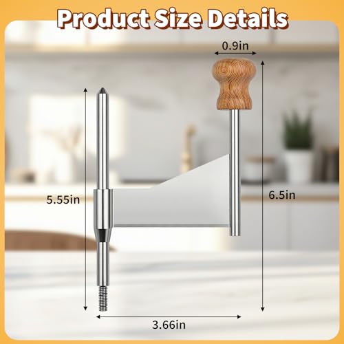 Cheese Curler Intended for Girolle – Stainless Steel Cheese Shaver & Slicer for Tête de Moine for Making Cheese Flowers – Curler Wheel Cutter for Charcuterie Boards & Chocolate (Base NOT Include)