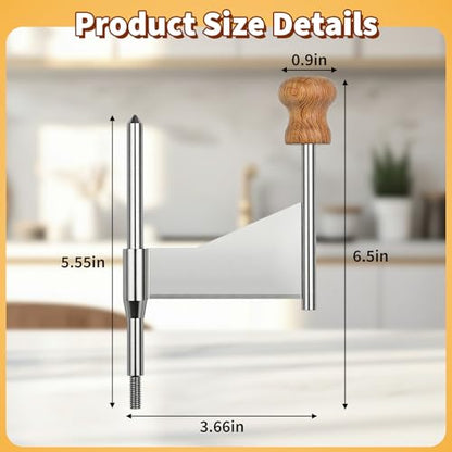 Cheese Curler Intended for Girolle – Stainless Steel Cheese Shaver & Slicer for Tête de Moine for Making Cheese Flowers – Curler Wheel Cutter for Charcuterie Boards & Chocolate (Base NOT Include)