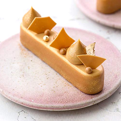 OCPO KITCHEN Eclair Silicone Mold for Baking Mousse Cake, 3D Silicone Baking Mold for Cakes French Pastry Chocolate Brownie, Cake Decoration, 3D Eclair Shape (8-Cavity) - style: Fashion Eclair (8-Cavity)