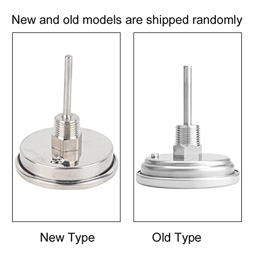Dial Thermometer, Mnpt 0 to 220f Stainless Steel Brew Pot Thermometer for Homebrew Beer and Wine Thermometer