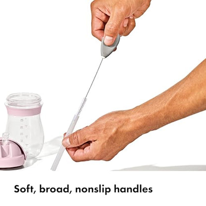 OXO Tot Cleaning Set for Straw & Sippy Cup - Pebble