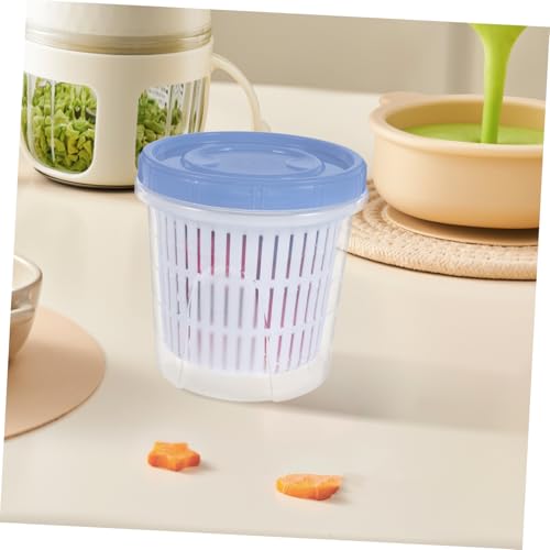 Pickle Jar With Strainer: Plastic Pickle Container Leakproof Pickled Food Storage Container Juice Separator Jar For Olive Onions