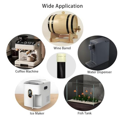 Food Grade Wine Siphon Pump, USB Wine Transfer Pump Auto Siphon Self Priming Pump for Bottling Home Brew Wine, Beer, Mead, Water, Beverages and Kombucha Beer Transfer Pump No Mess 2L/Min Low Noise - color: Black