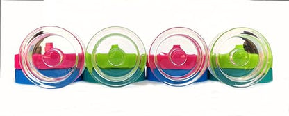 Complete Mason Jar Fermentation Kit with Pounder, 4 Glass Weight and 4 Fermenter lids Sauerkraut Caps Fermenting Food Tool for Wide Mouth Mason Jars-Jars Not Included (Have pounder) - size: With Pounder