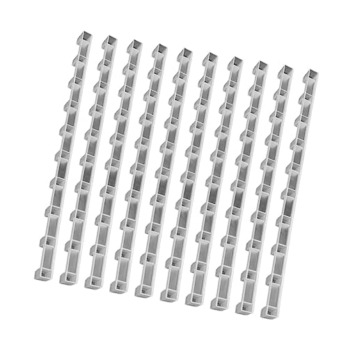 Garneck Beehive Frame Spacer Spacing Tool 10pcs Plastic Bee Hive Frame Clip Honeycomb Beekeeping Accessory