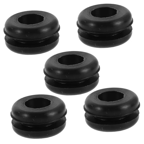 5pcs Rubber Airlock Grommets for Fermentation Lid Seal, Water Seal Replacement for Homebrew Beer and Wine Fermenters, Mason Jar Fermentation Grommet Set for Wine Supplies