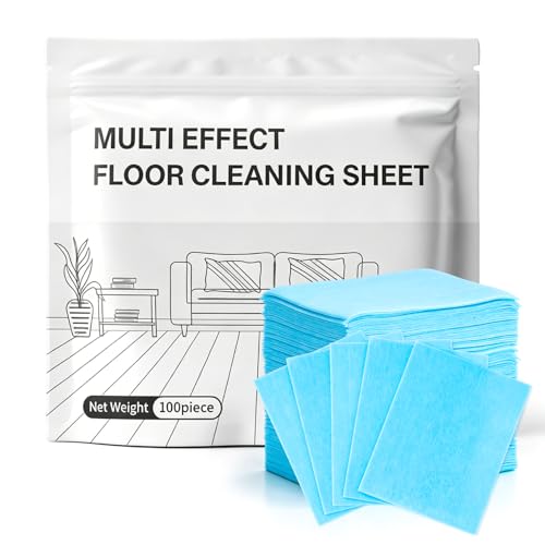 Multi-Surface Multiple Effect Floor Cleaner Tablets, Concentrated Multiple Effect The Floor Clean Formula for Hardwood, Tile, Laminate and More, Dissolvable Cleaning Pods1 (100 Pack)