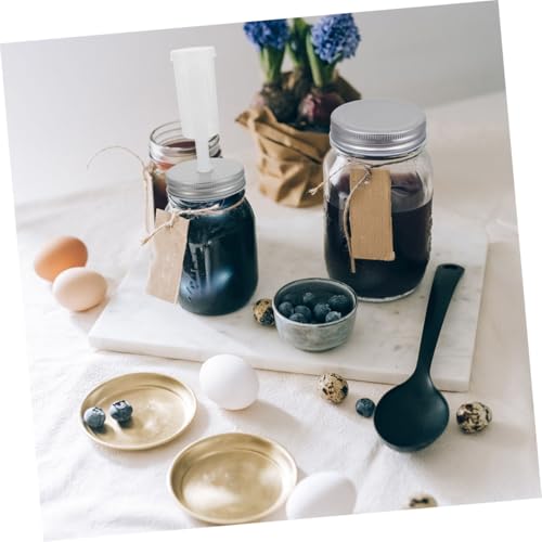 LABRIMP Fermenting Lid Set for 87mm Mason Jars Includes 1 Jar Lid and 1 Airlock Fermenter Compatible with Wide Mouth Home Kitchen Fermentation Accessories Random Color