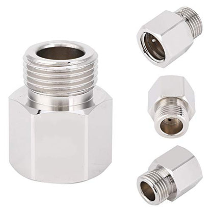 Pressure Relief Adapter, Silver Aluminum Refill Pressure Relief Valve for Aquarium Fish CO2 Tank Regulator or Homebrew Beer Keg Regulator