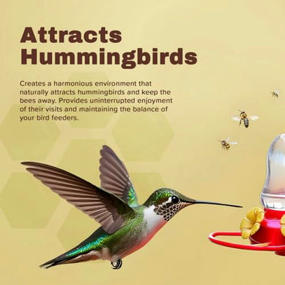 Donaldson Farms Hummingbird Feeder Bee Repellent Spray - Efficiently Keep Bees Off Hummingbird Feeder, Natural Bee Repellent Sprays for Patio Garden, Citrus Spray for Outdoor Bird Food - 8oz Bottle