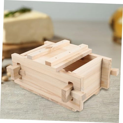 Tofu Maker Mold Wooden Tofu Press and Cheese Capacity Design for Easy Pressing and Diy Enthusiasts