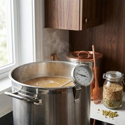1Pc Kettle Wine Thermometer Clip on Dial Thermometer Home Brew Wine Bierhermometer