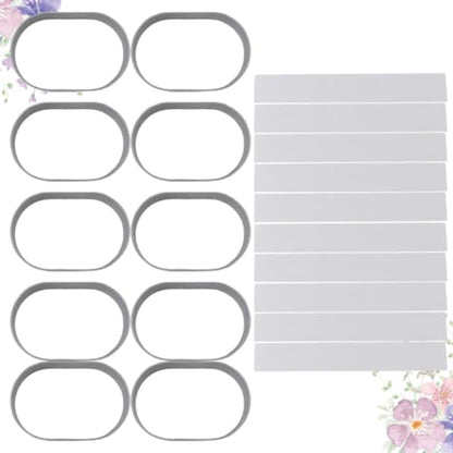 SOLUSTRE Cheese Mold and Cake Mould Set Creative Environmental Friendly Baking Tool 110pcs Stainless Steel that Keeps Cheese in Shape for Baking for Home Use