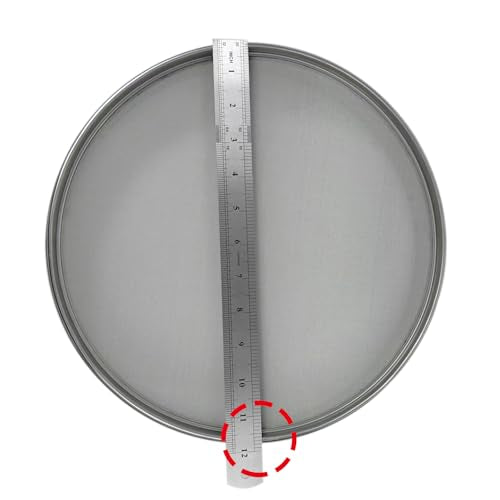 100 Mesh Lab Sieves 12" Diameter 304 Stainless Steel Wire Cloth Test Sieve for Industrial Laboratory Home - size: 100 mesh