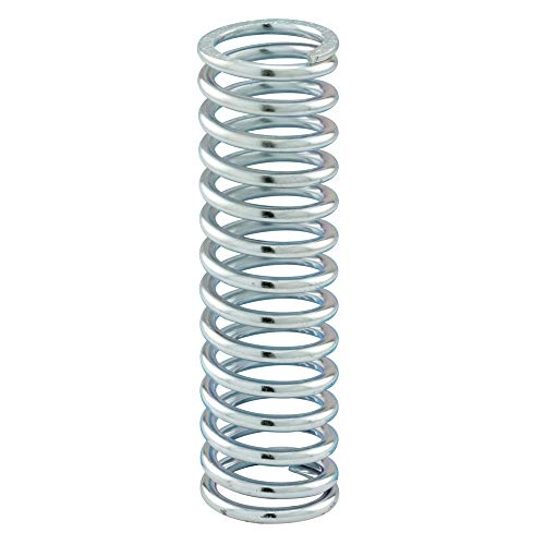 Prime-Line SP 9733 Compression Spring, Spring Steel Construction, Nickel-Plated Finish, 0.120 GA x 1 In. x 3-1/2 In. (2 Pack) - color: Nickel, size: 1 in. x 3-1/2 in.