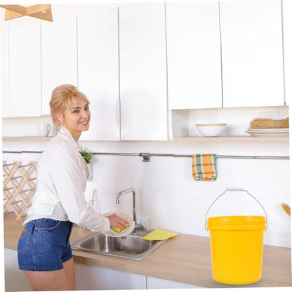 IMIKEYA Food-Grade Fermenting Bucket for Plastic Fermentation Container Handle for for Family Wine and Beverage Brewing