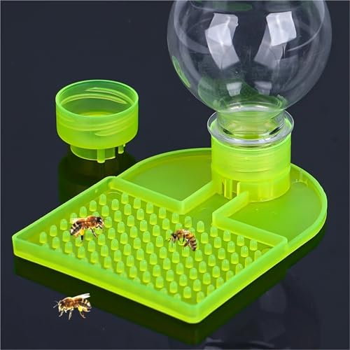 Beekeeping Feeder Water Feeding 30pcs Bees Water Feeder Entrance in Beehive Feeding Internal Mineral Bottle Adaptor Anti Drowning Beekeeping Supplies
