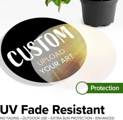 Custom Stickers for Weddings, Birthdays & Businesses - Personalized Labels with Your Logo - Waterproof, Fade and Heat Resistant - Pack of 100-1000 (Custom Image, 3.5 Inch) - color: Custom Image, size: 3.5 Inch