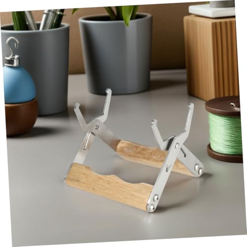 4pcs Stainless Steel Beekeeping Frame Gripper Clamp with Wood Handle Bee Hive Frame Holder Tool for Beekeepers Hive Inspection